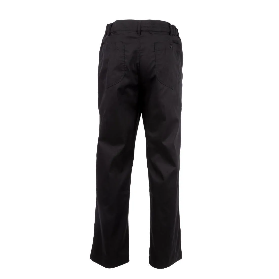 A674-M Chef Works Unisex Professional Series Chefs Trousers Black Herringbone M