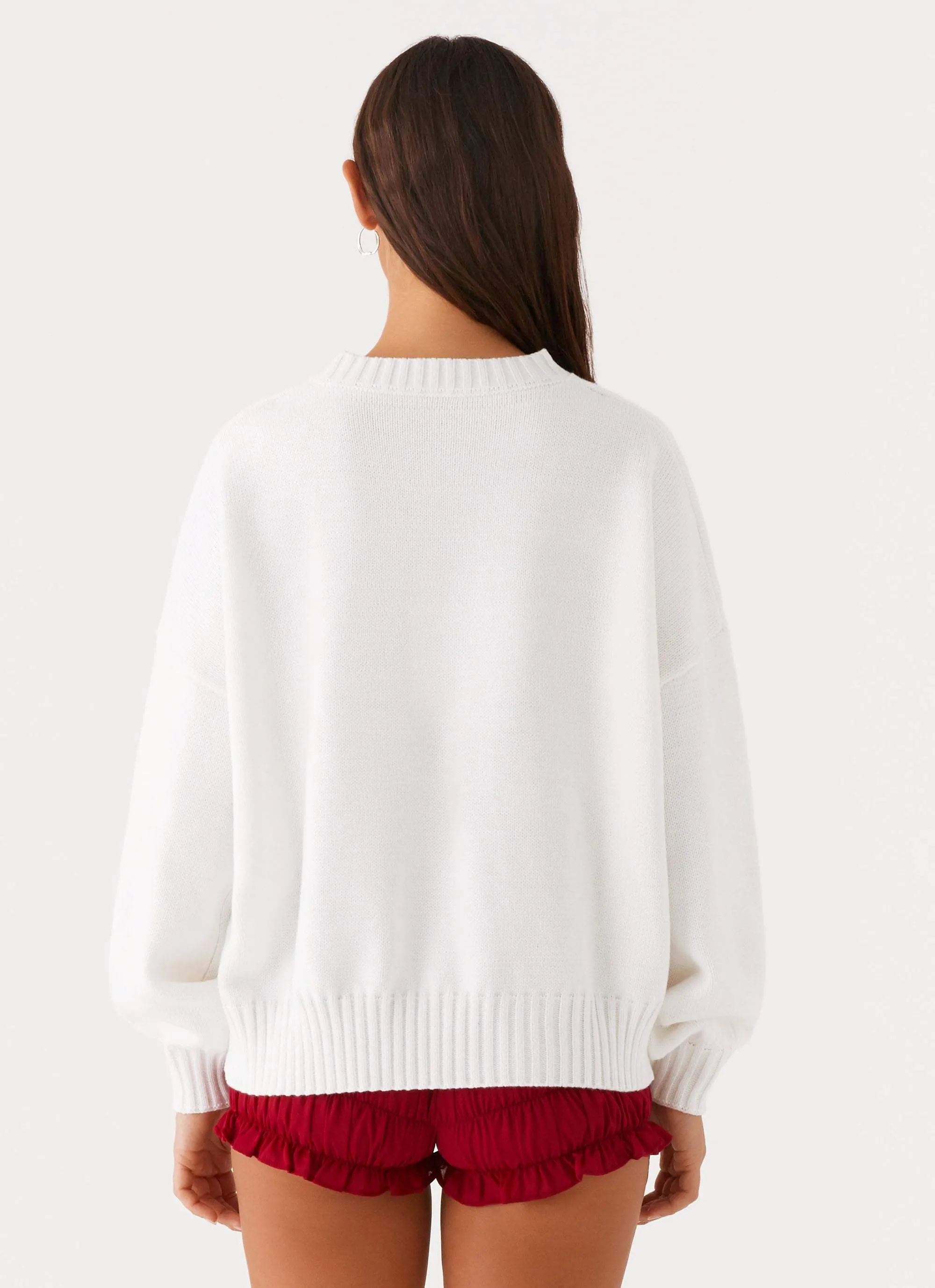 Autograph Oversized Sweater - Ivory