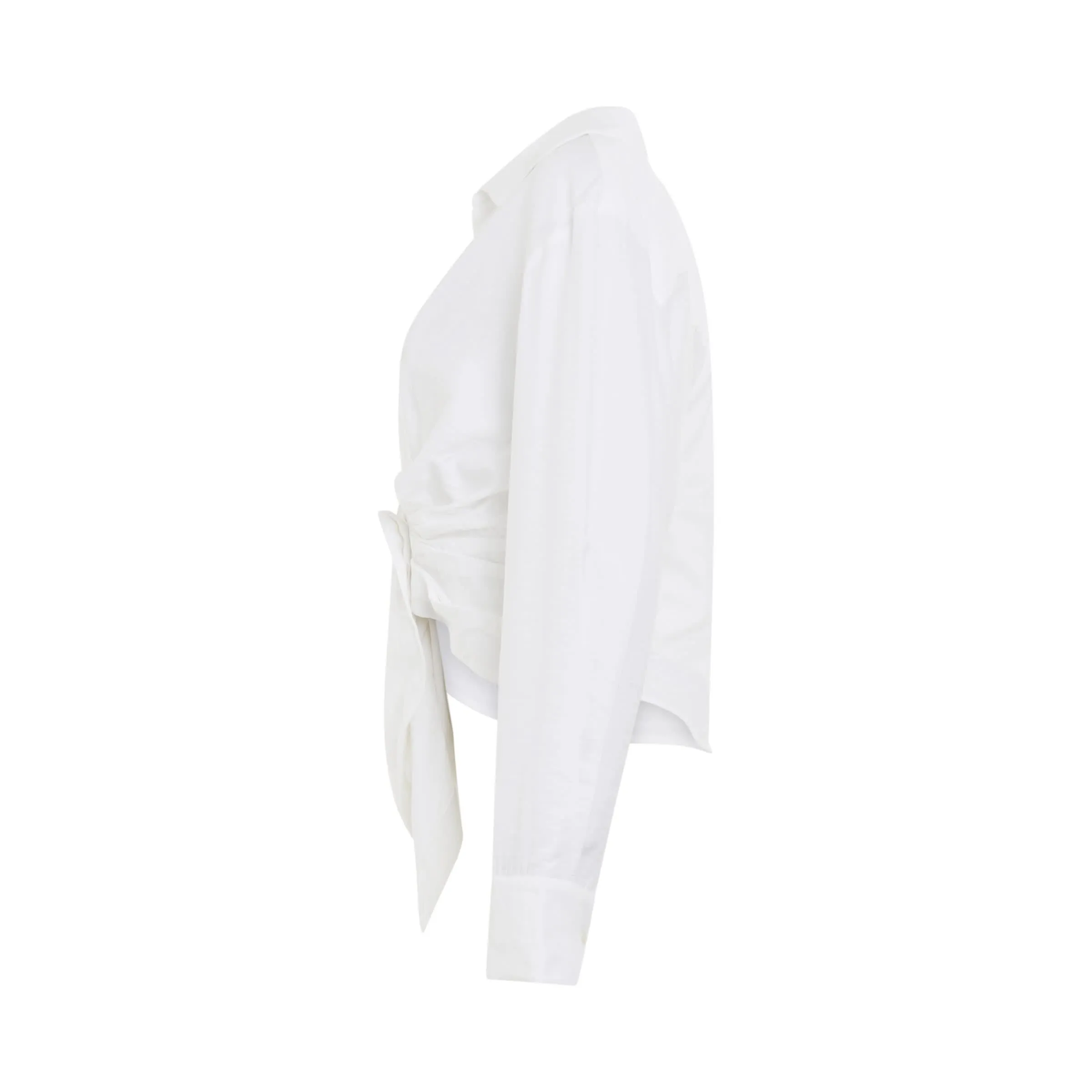 Bahia Tied Sash Shirt in White