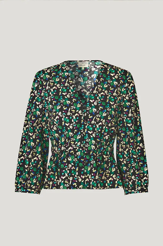 Baum Und Pferdgarten Mayzie Black Dandy Flower Blouse