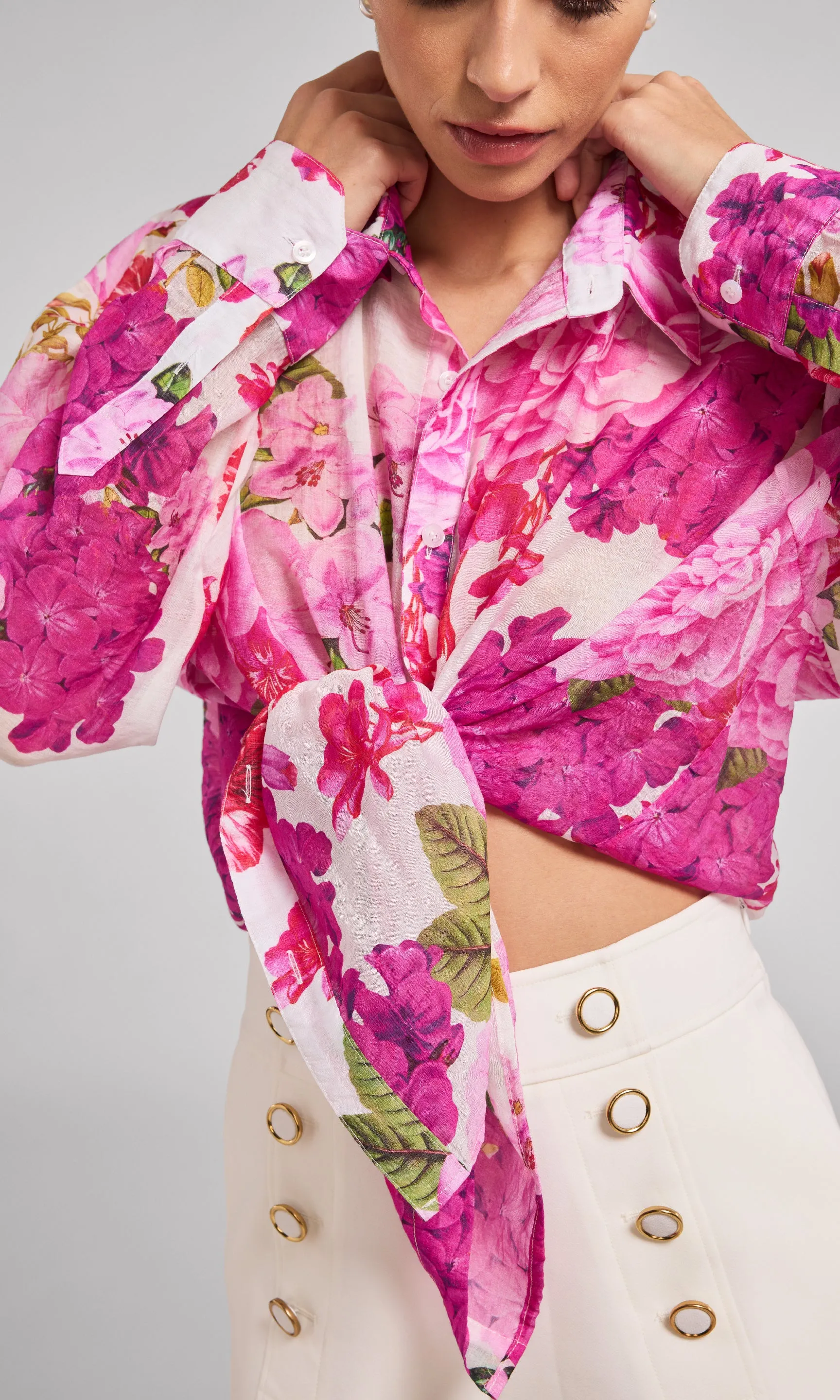 Benson Floral Voile Shirt