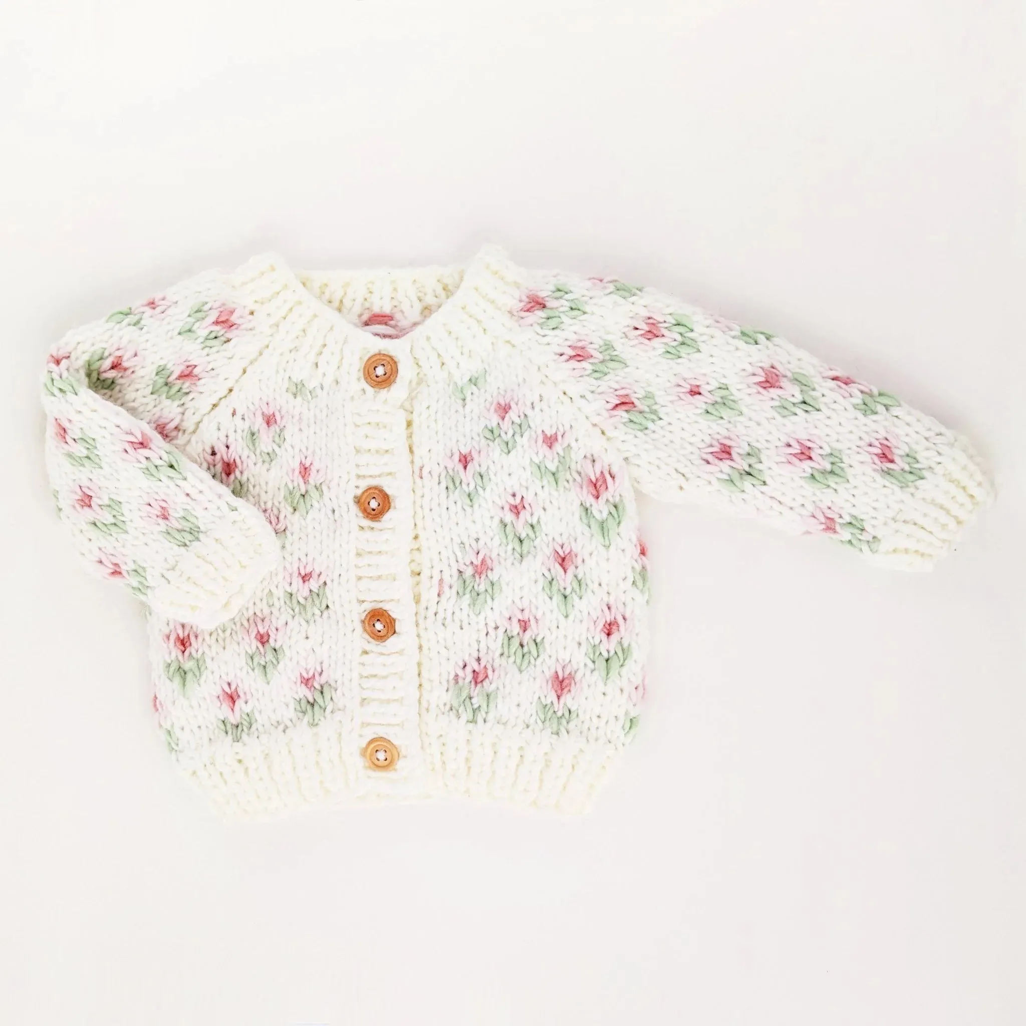 Bitty Blooms Blush Cardigan Sweater Baby & Toddler