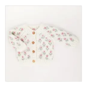 Bitty Blooms Blush Cardigan Sweater Baby & Toddler