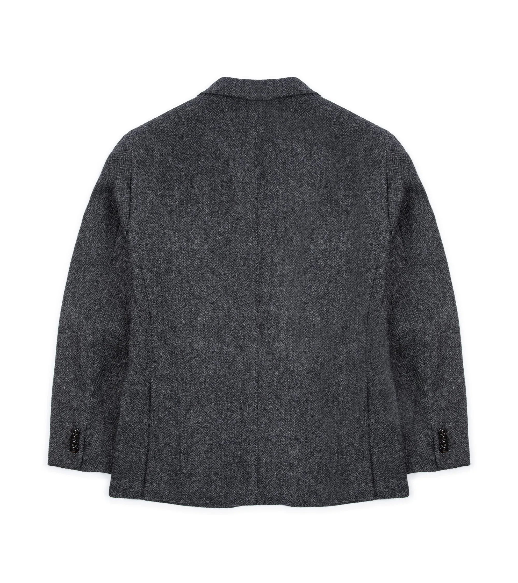 Boglioli Shetland Wool Herringbone K Jacket: Grey