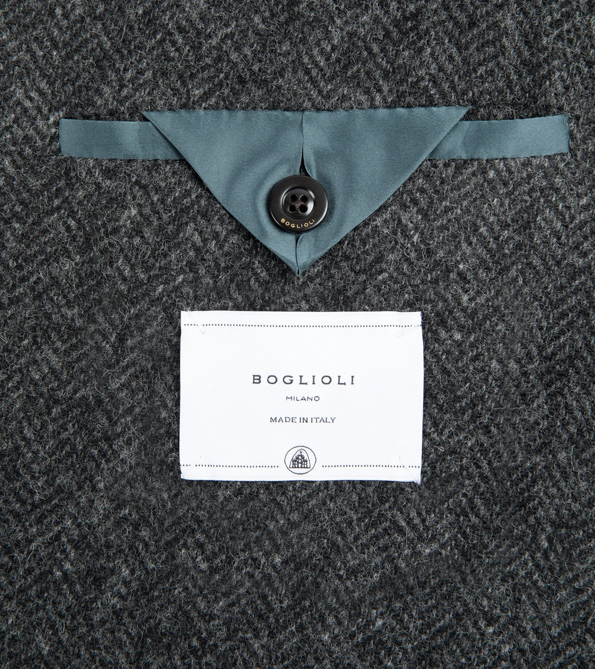 Boglioli Shetland Wool Herringbone K Jacket: Grey