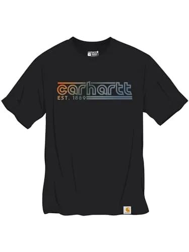 Carhartt 106538 Men's Relaxed Fit Lightweight Short-Sleeve Logo Graphic T-Shirt