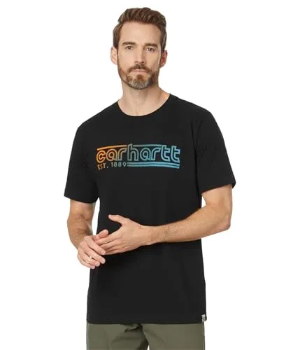 Carhartt 106538 Men's Relaxed Fit Lightweight Short-Sleeve Logo Graphic T-Shirt