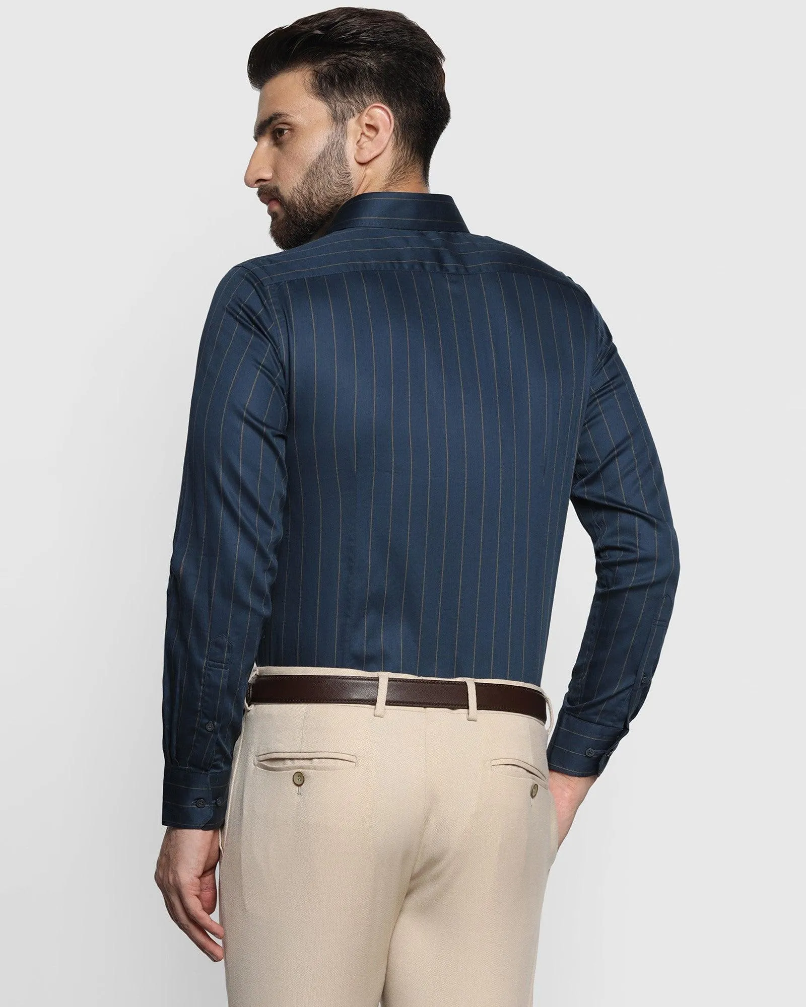 Formal Navy Striped Shirt - Hope