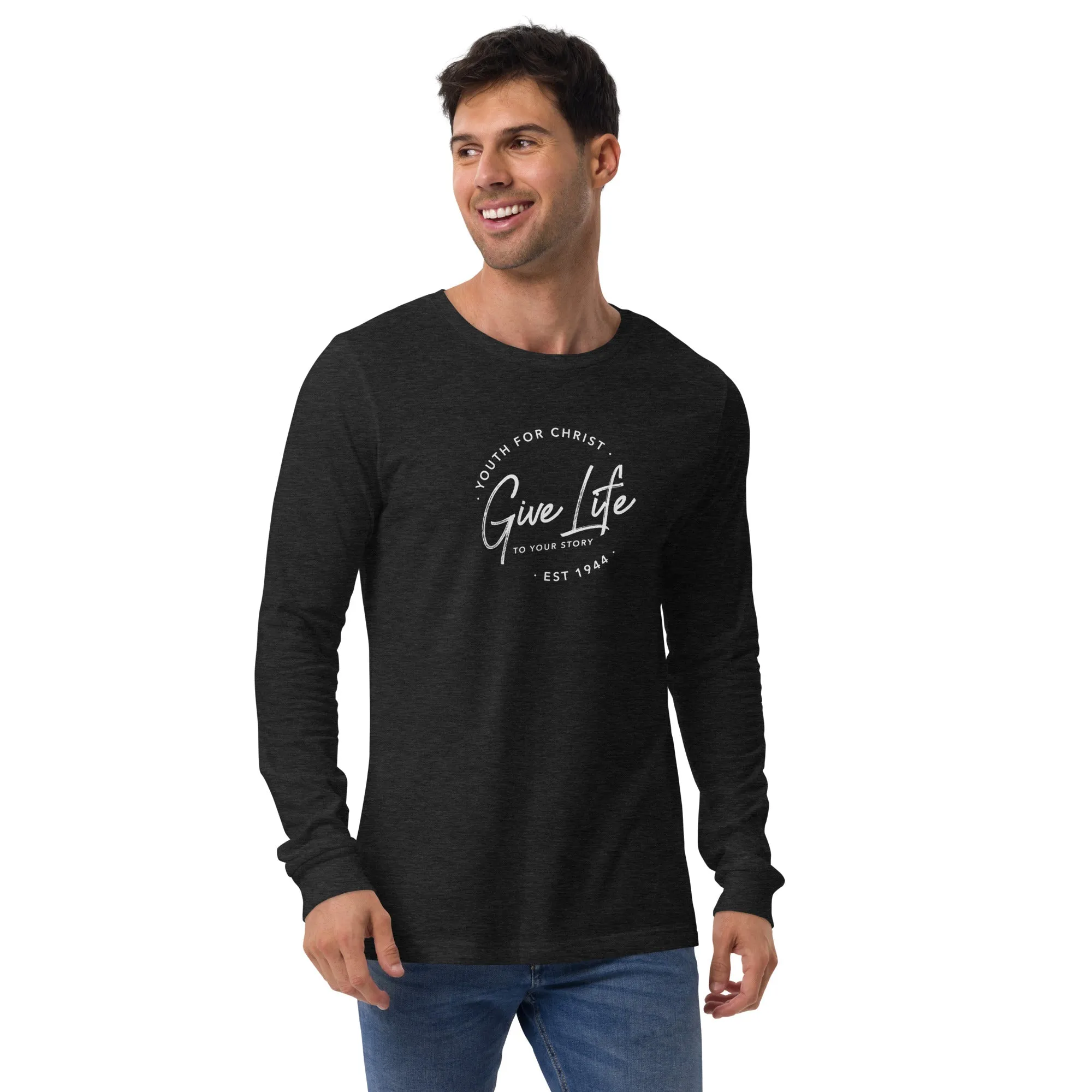 Gift Life Script Long Sleeve Tee