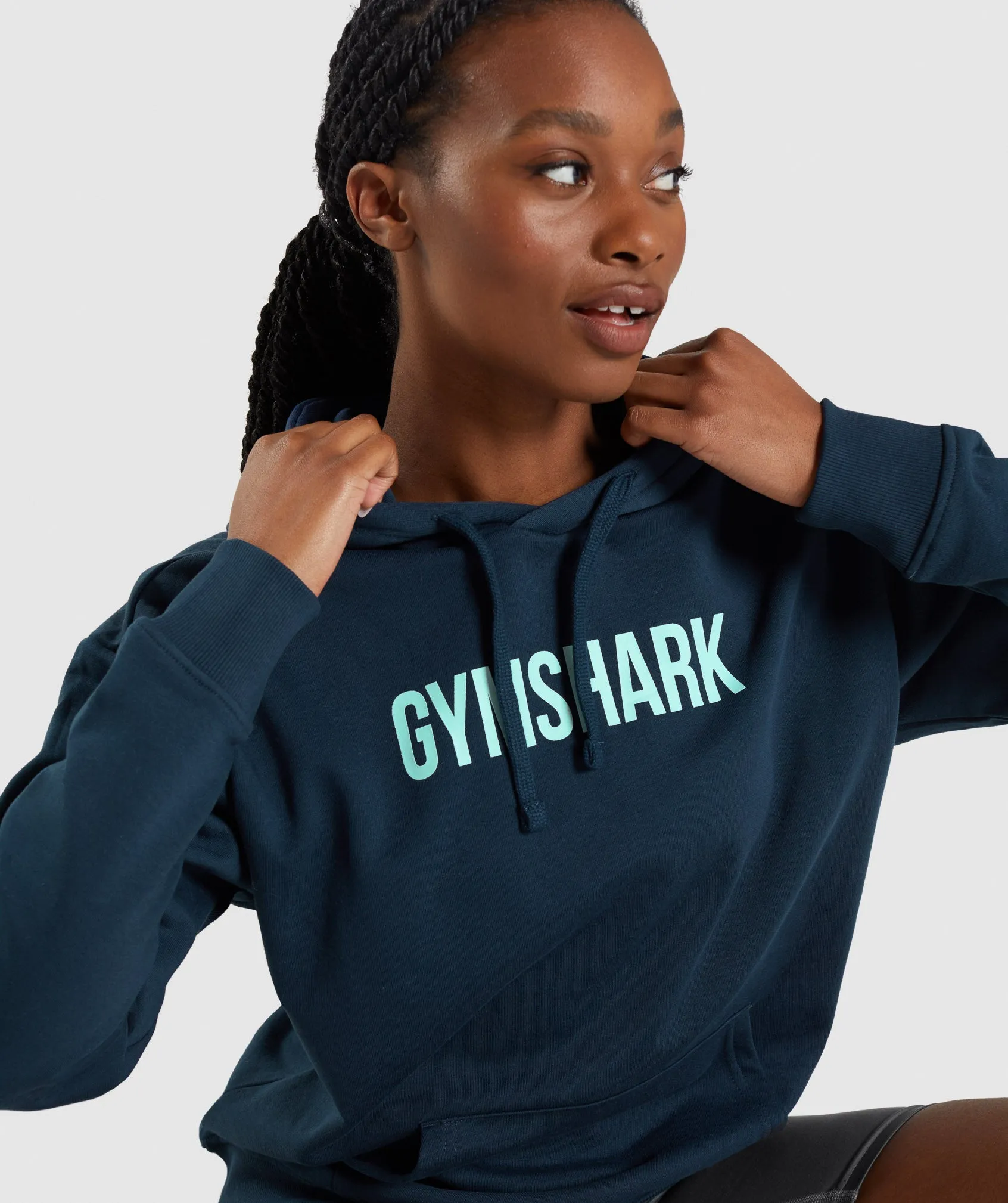 Gymshark Apollo Oversized Hoodie - Navy