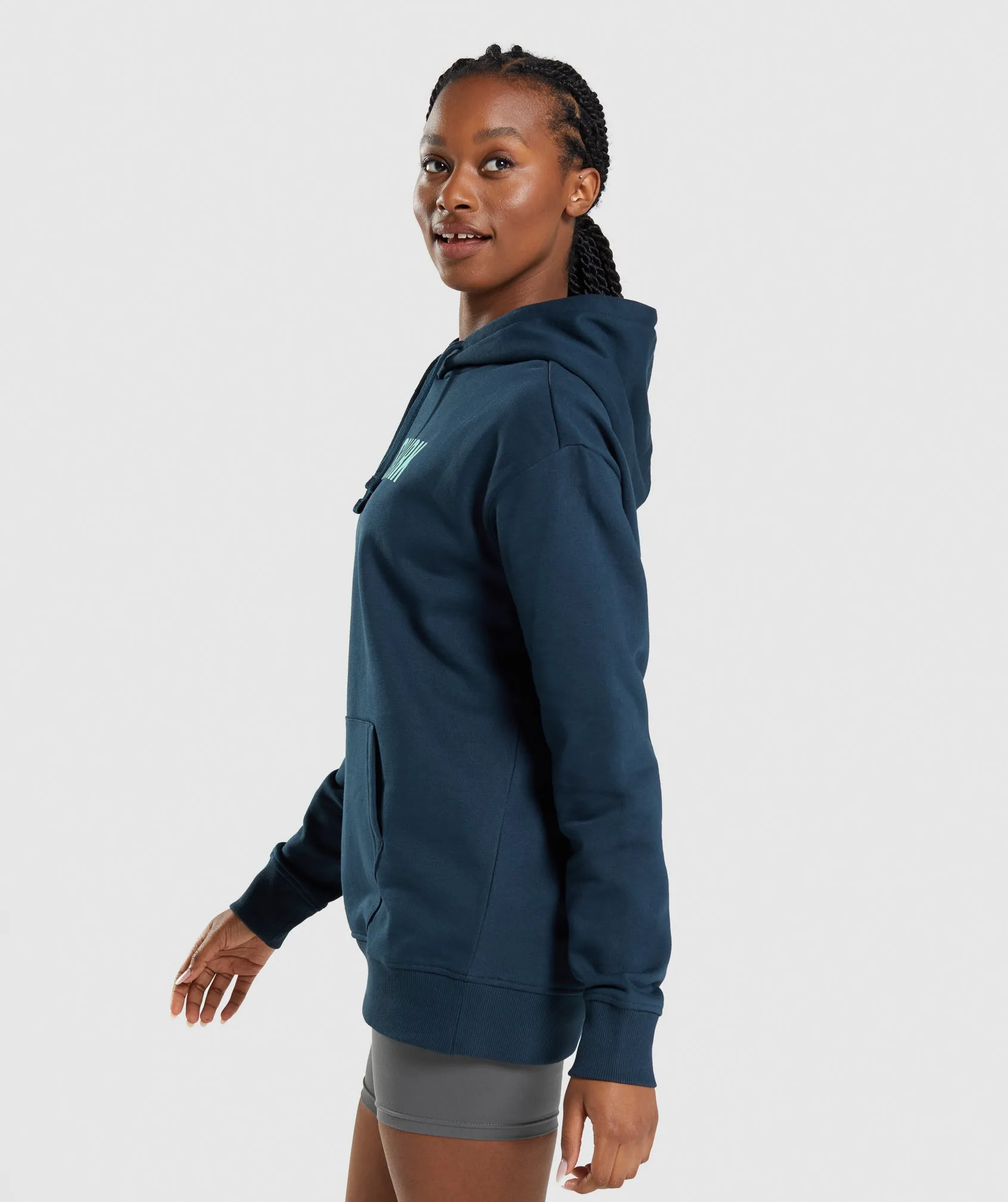 Gymshark Apollo Oversized Hoodie - Navy