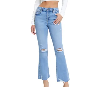 Happi Crop Flare Jeans