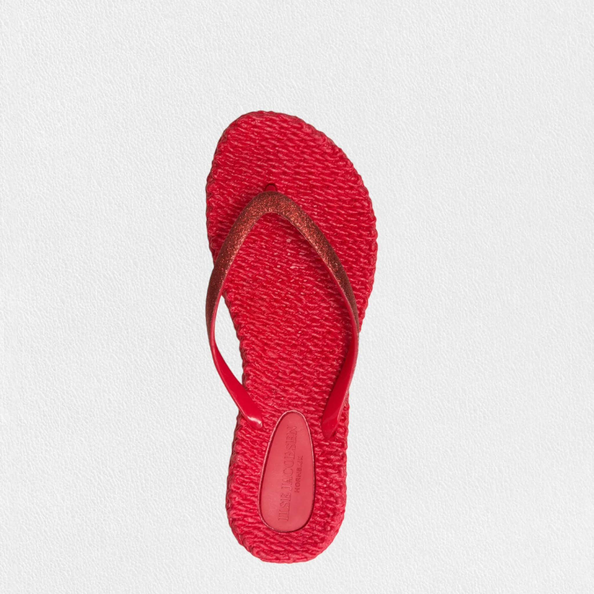 ILSE JACOBSEN - CHEERFUL FLIP FLOP IN DEEP RED