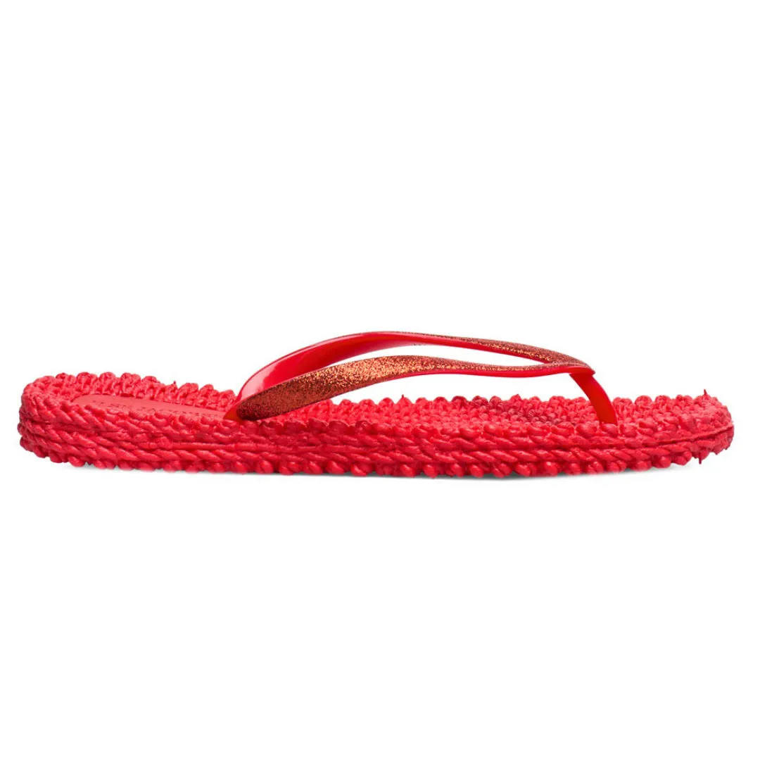 ILSE JACOBSEN - CHEERFUL FLIP FLOP IN DEEP RED