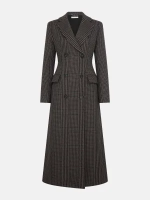 Kelin coat in prince of wales check merino wool