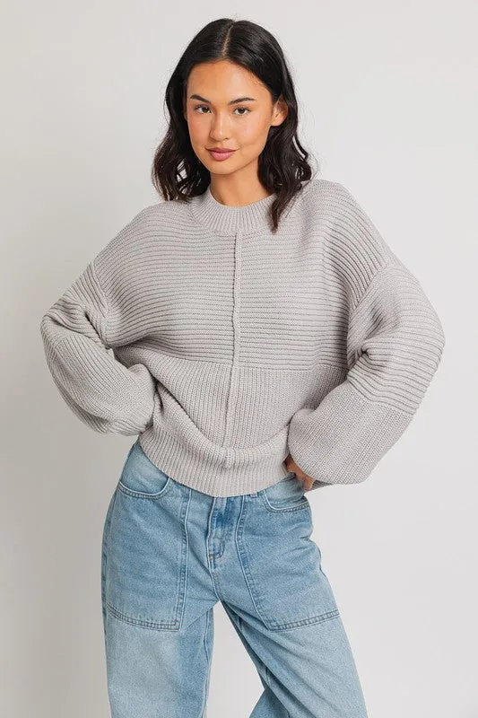 Kenlee Ribbed Knitted Sweater