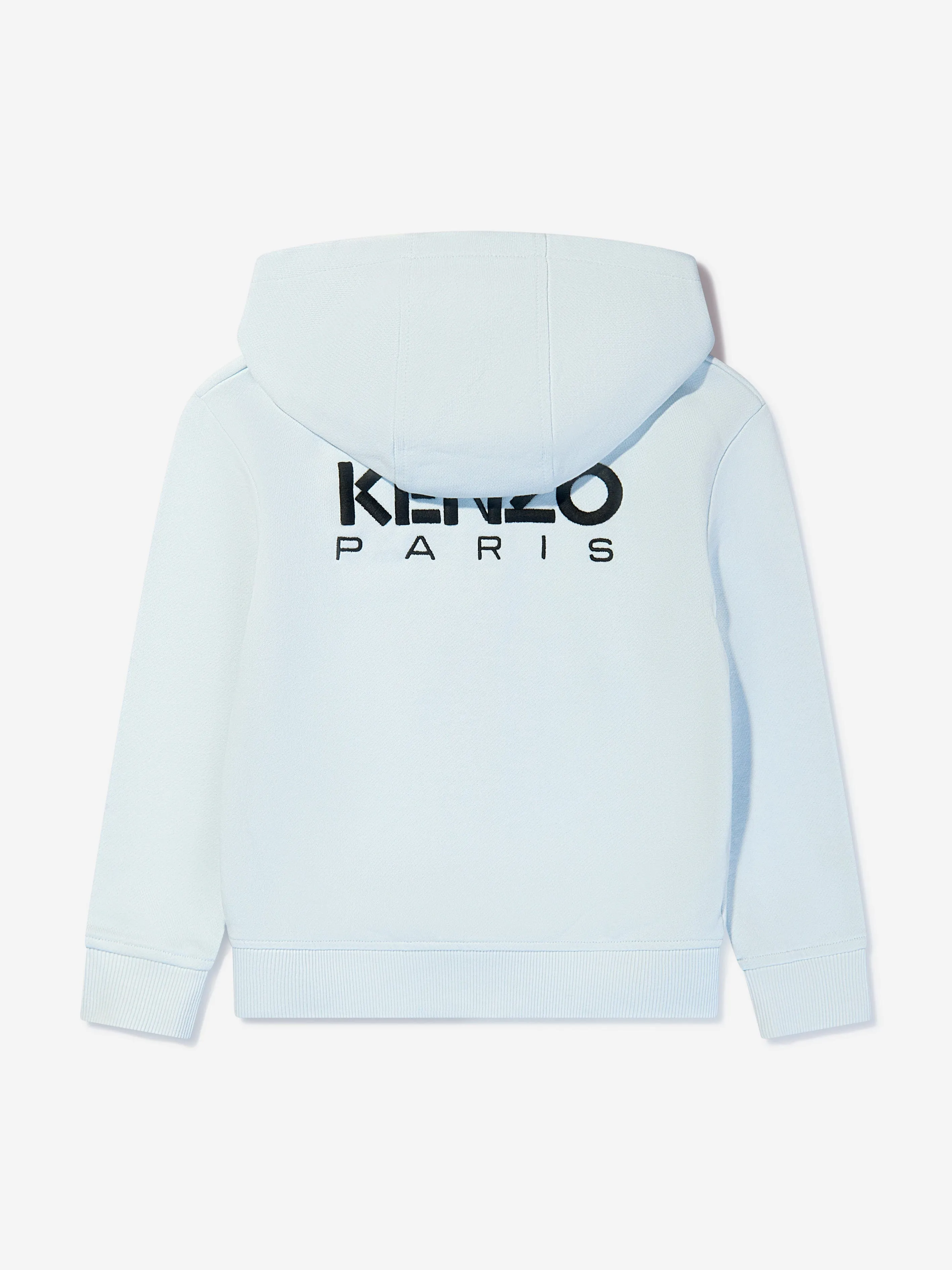 KENZO Boys Logo Zip Up Top in Blue