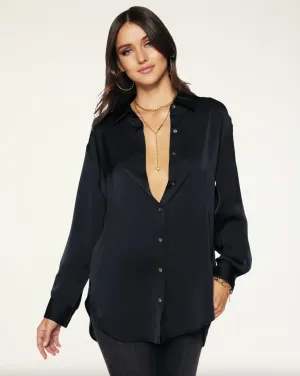 Kolby Button Up Blouse - Black