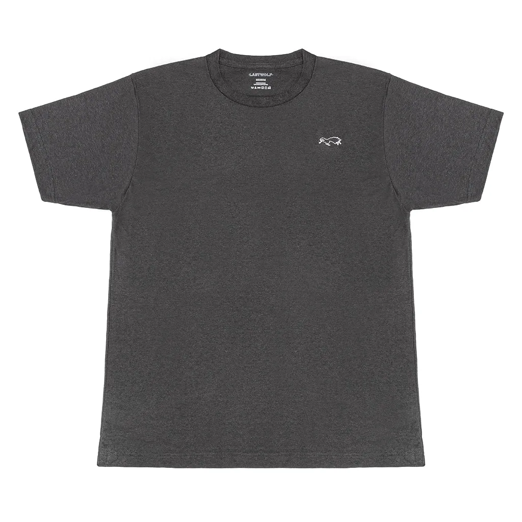 LASTWOLF LOGO T-SHIRT - GRAPHITE