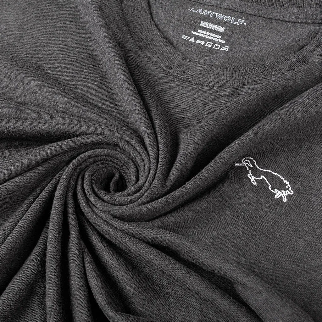 LASTWOLF LOGO T-SHIRT - GRAPHITE