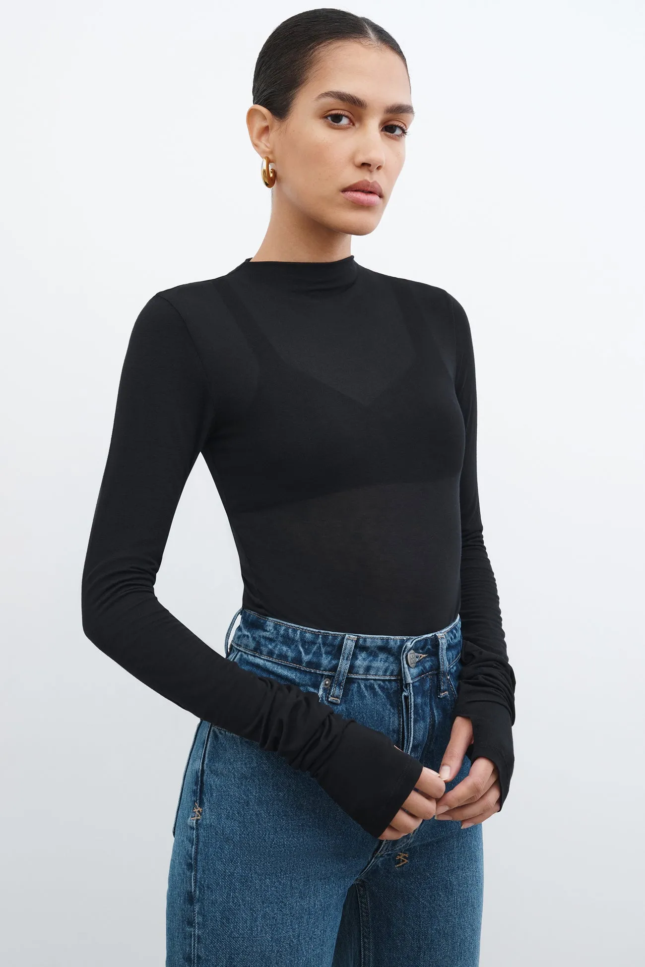 Liana Mock Turtleneck