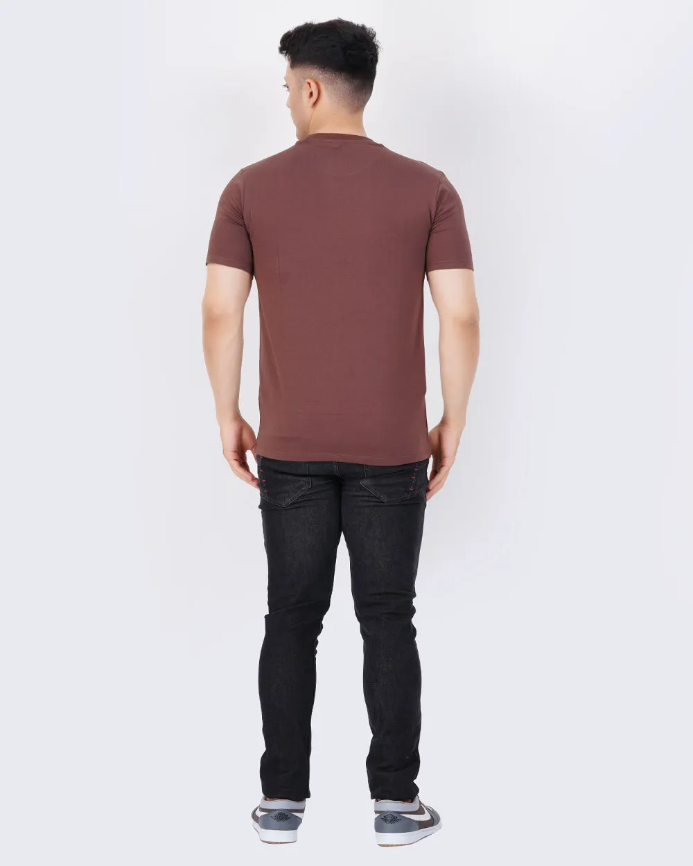 Men's Brown Regular Tee