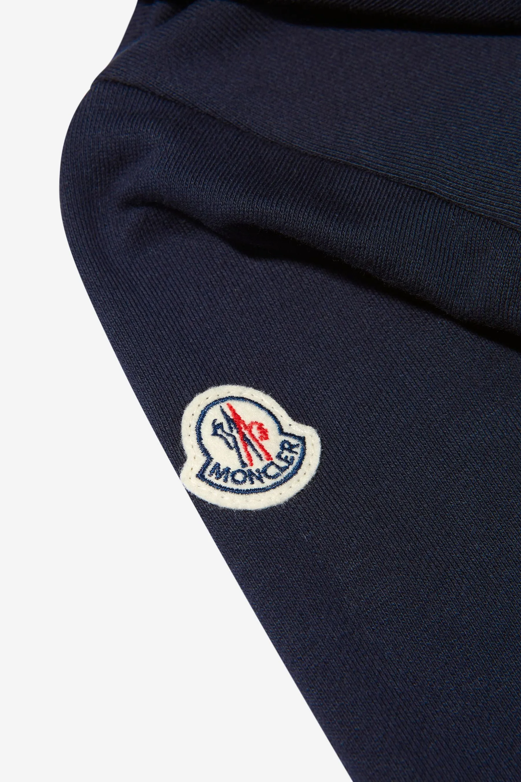 Moncler Enfant Boys Logo Hoodie in Navy