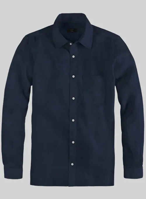 Navy Poplene Shirt