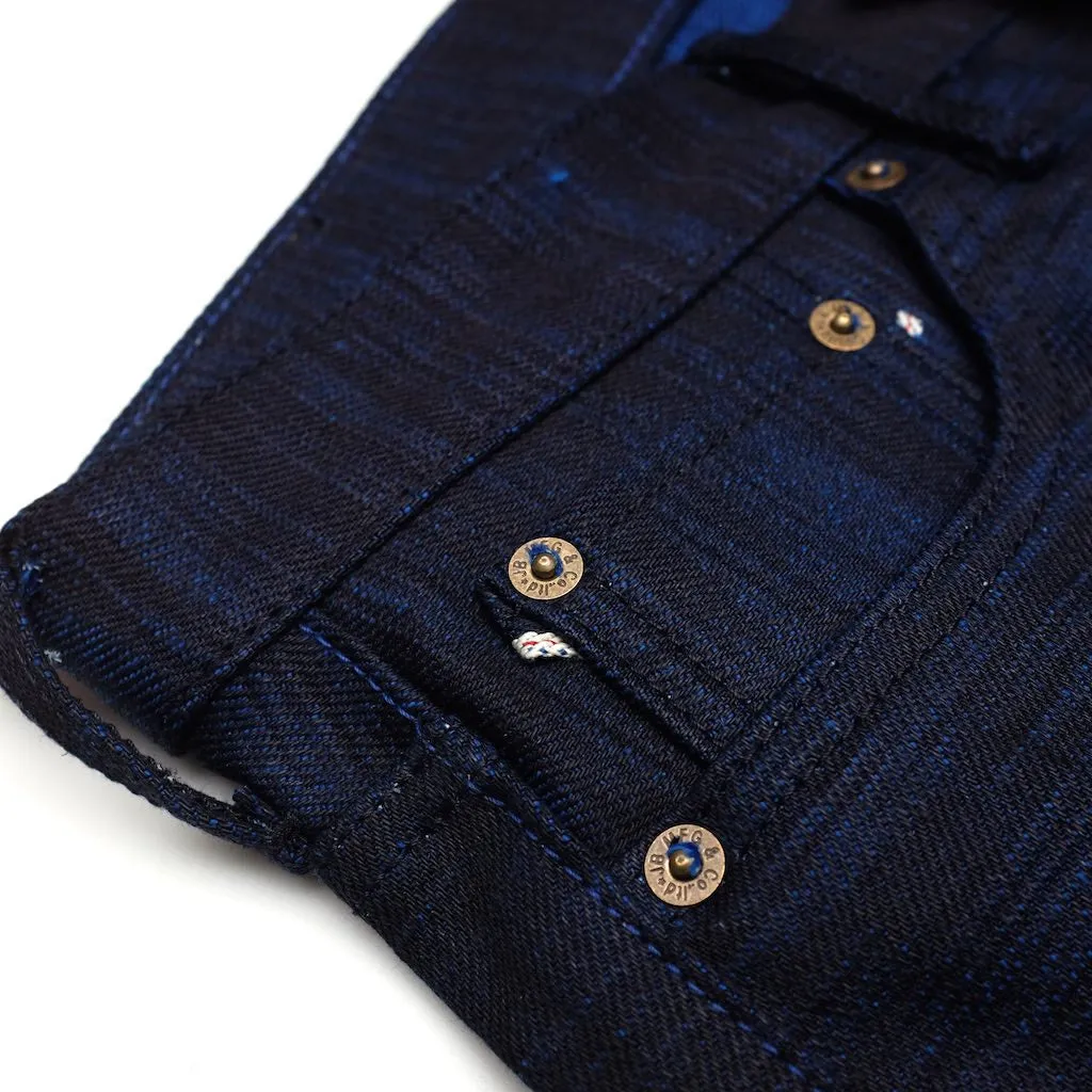 ODJB001 18oz. "Sapphire Slub" Selvedge Jeans (High Tapered)