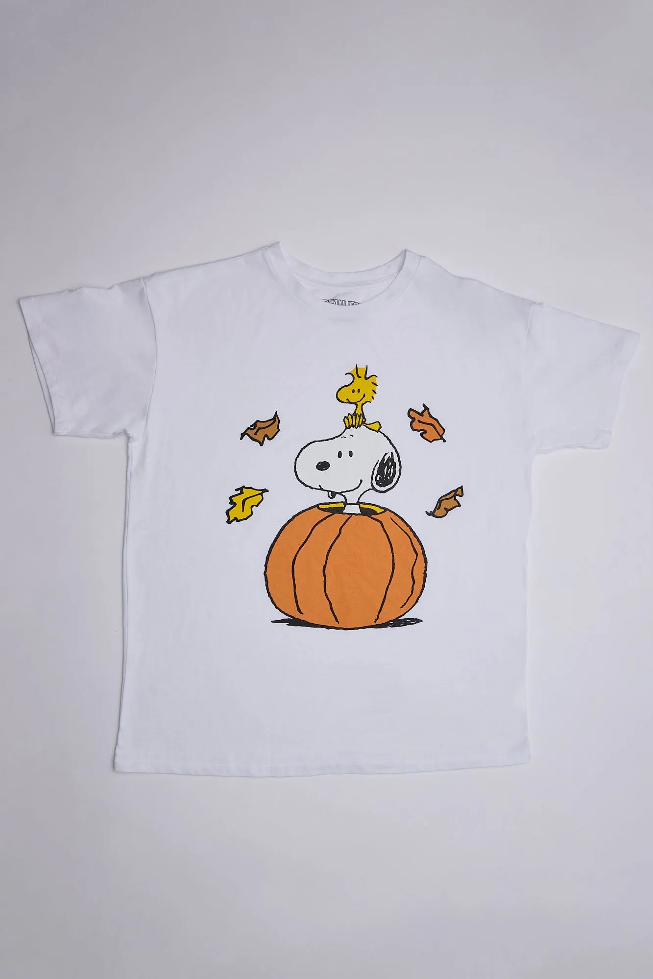 Peanuts Snoopy Halloween Pumpkin Graphic Relaxed Tee