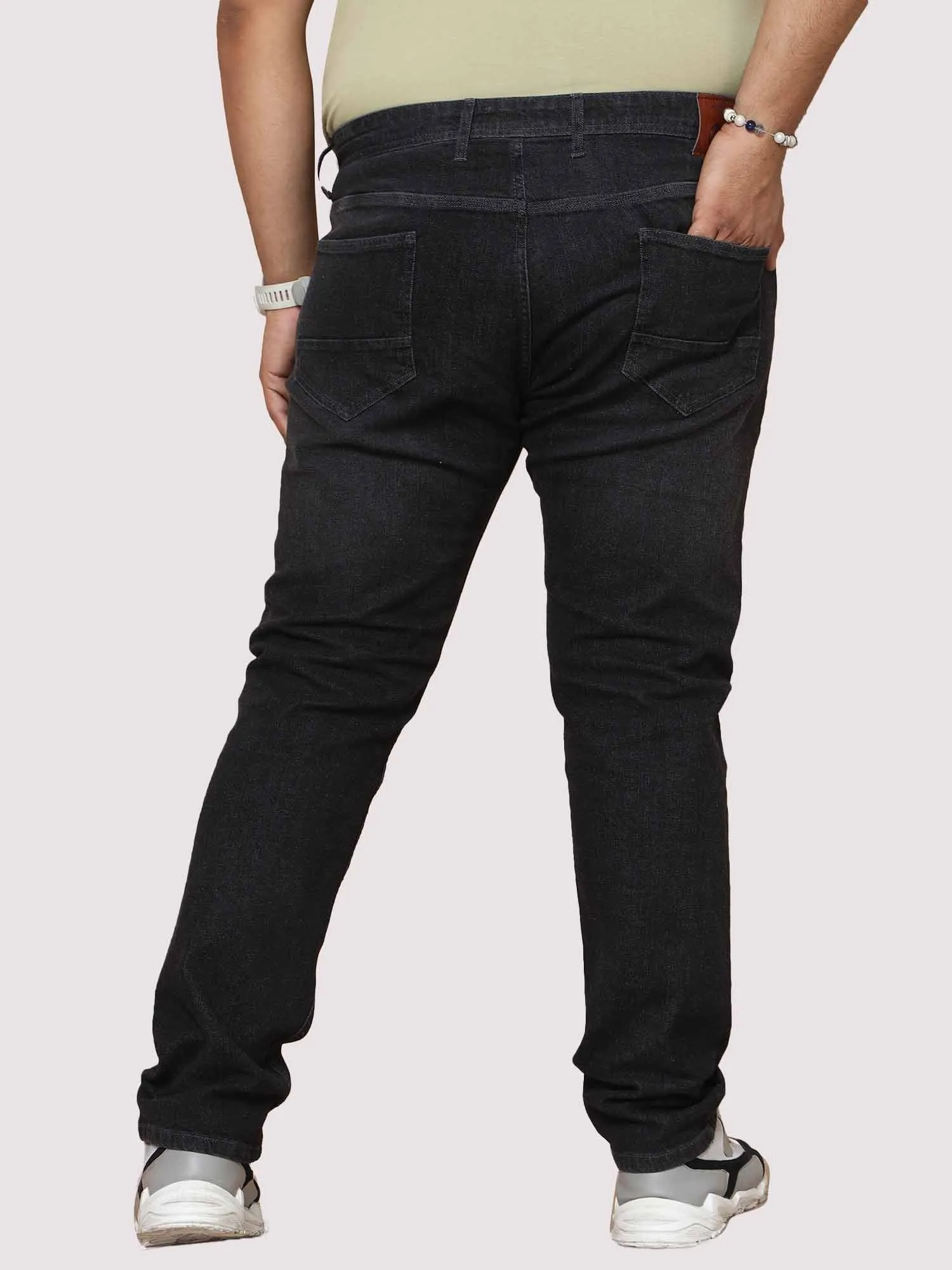 Pebble Grey Jeans Men's Plus Size