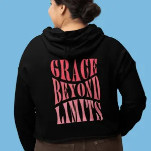 "Infinite Grace" Hoodie - Black/Pink