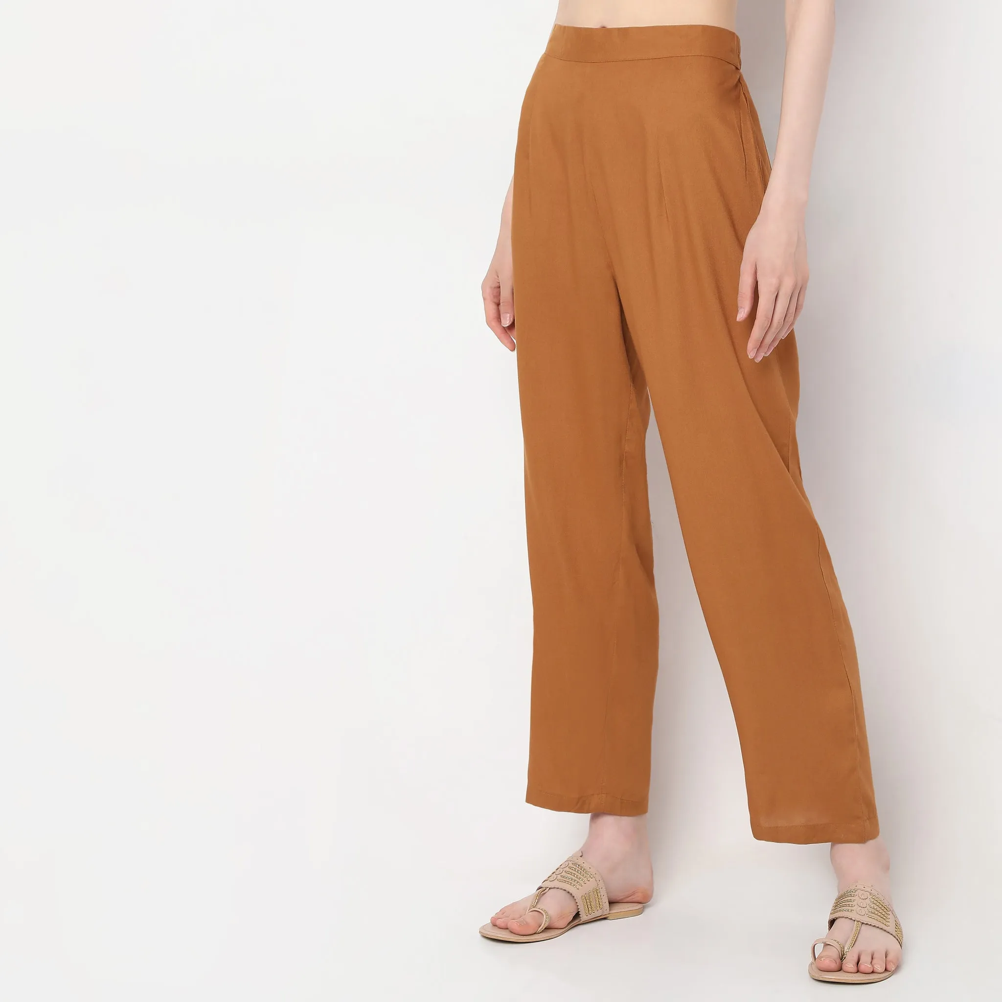 Regular Fit Ethnic Pants