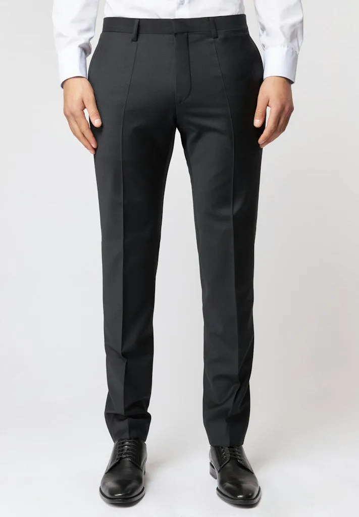 Roy Robson Slim Fit Stretch Suit Trousers - Black