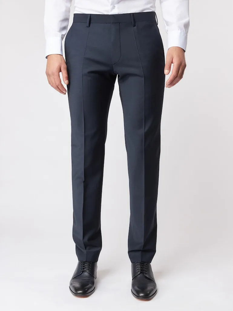 Roy Robson Slim Fit Stretch Suit Trousers - Navy