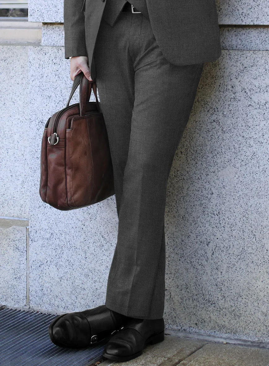 Scabal Londoner Gray Wool Pants