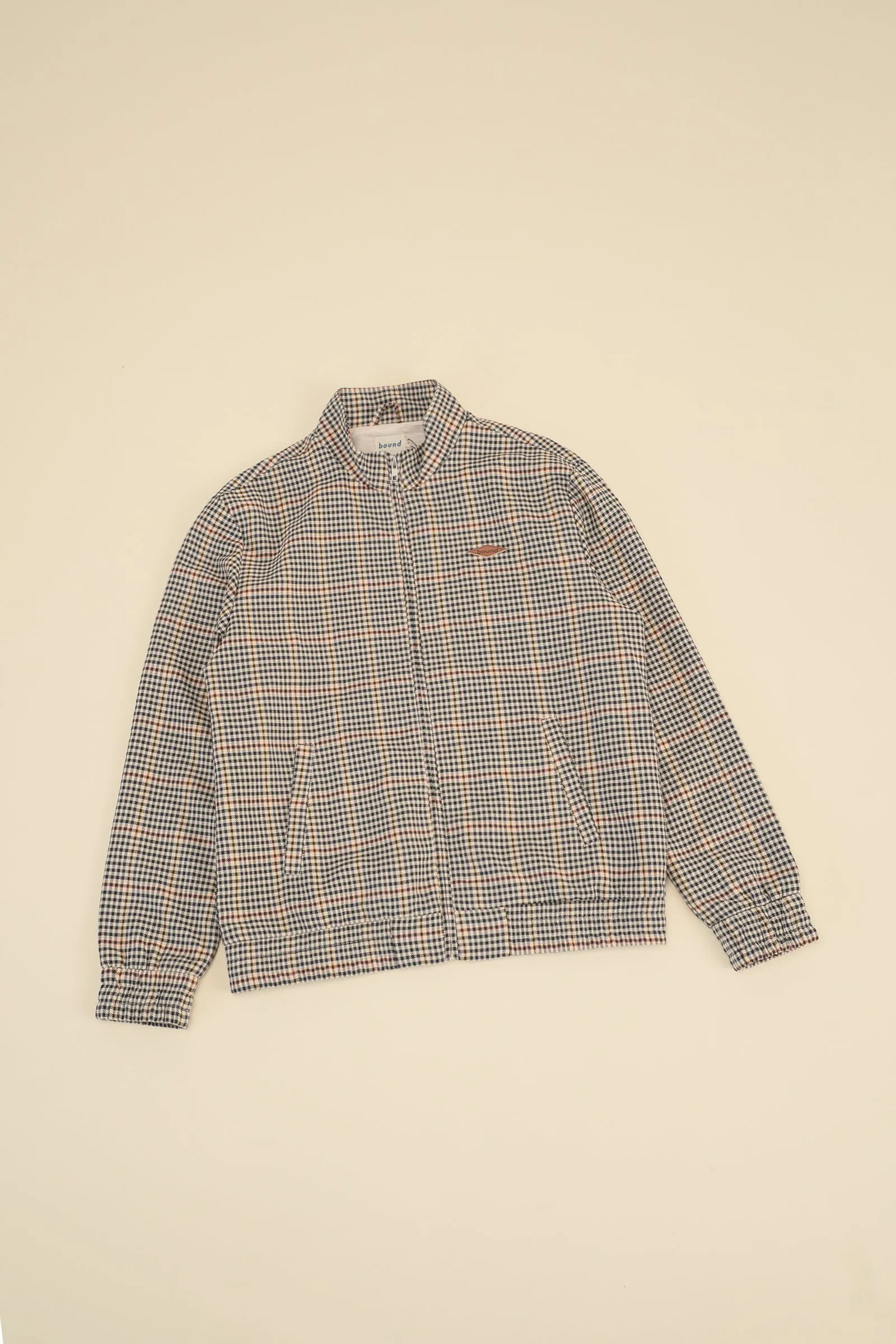 SHAUN HOUNDSTOOTH HARRINGTON JACKET