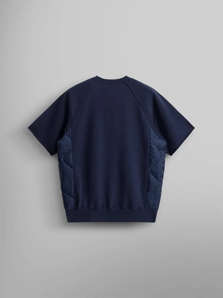 SHORT SLEEVE SWEATSHIRT