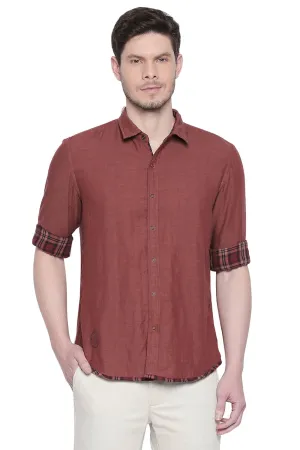 Slim Fit Reversible Shirt