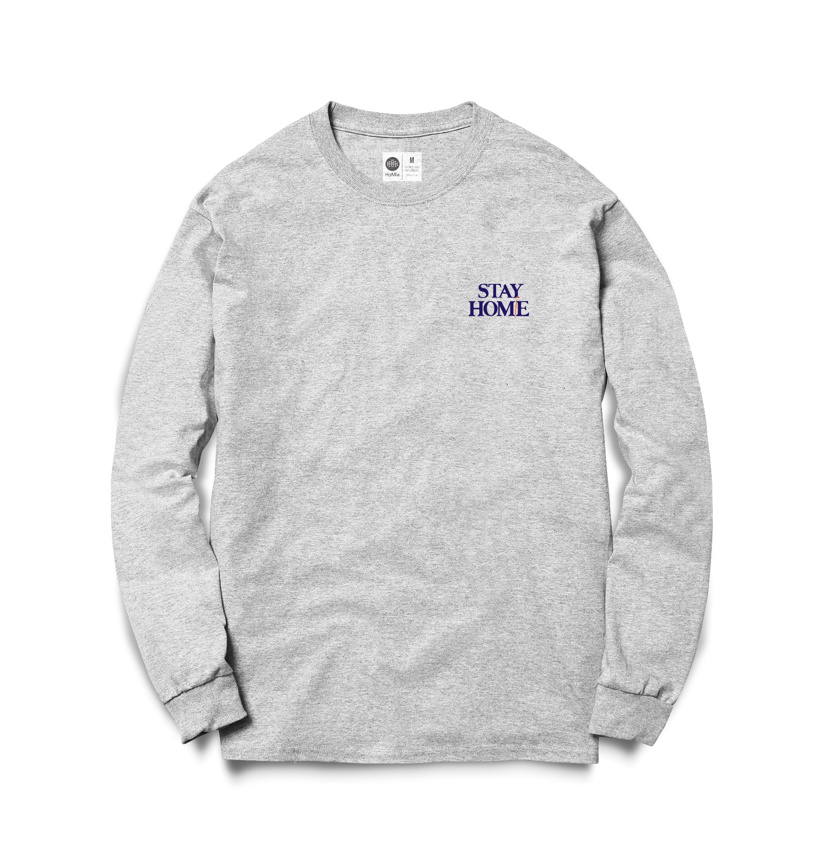 Stay HoMie LS Tee - Grey