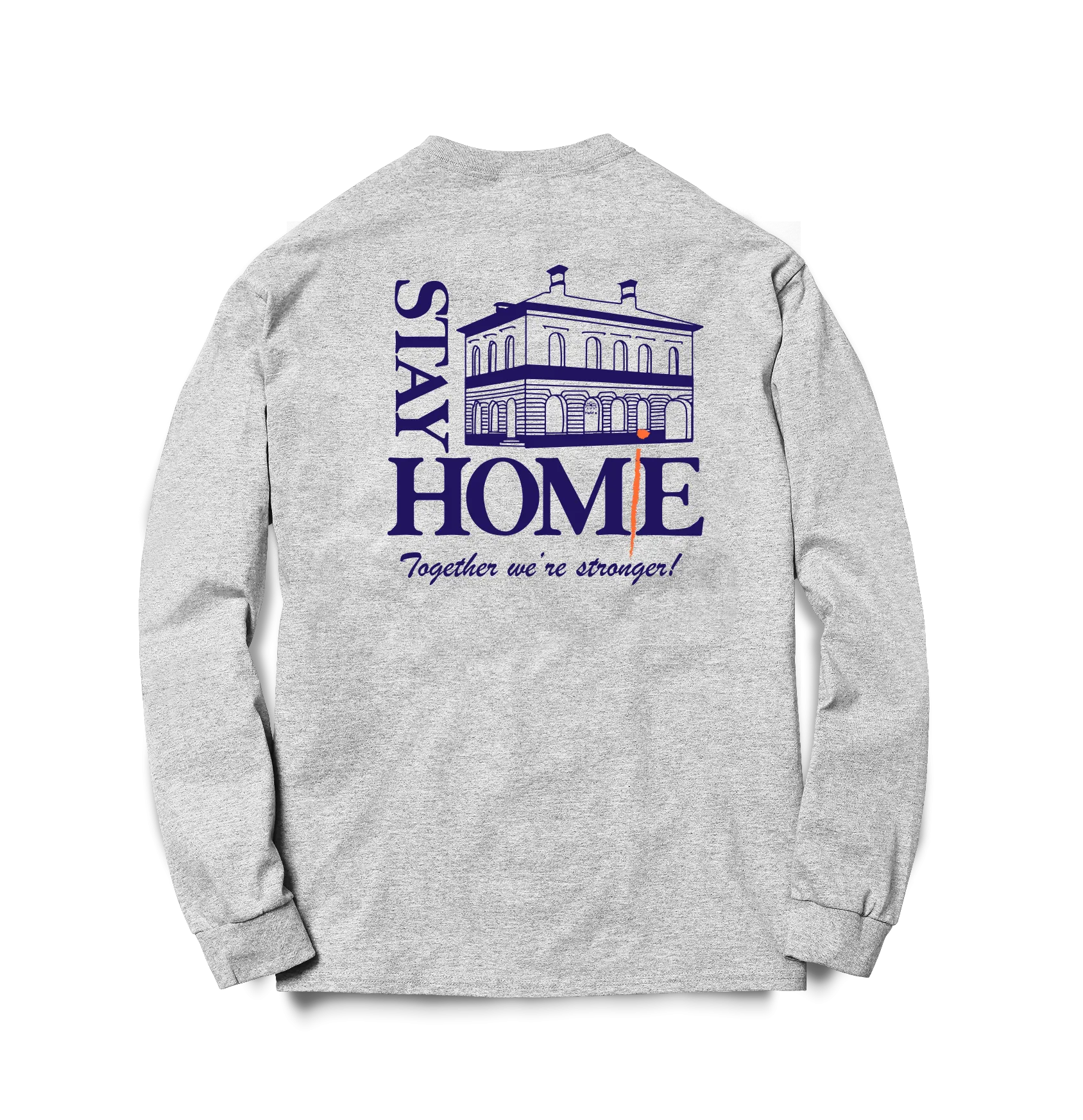 Stay HoMie LS Tee - Grey