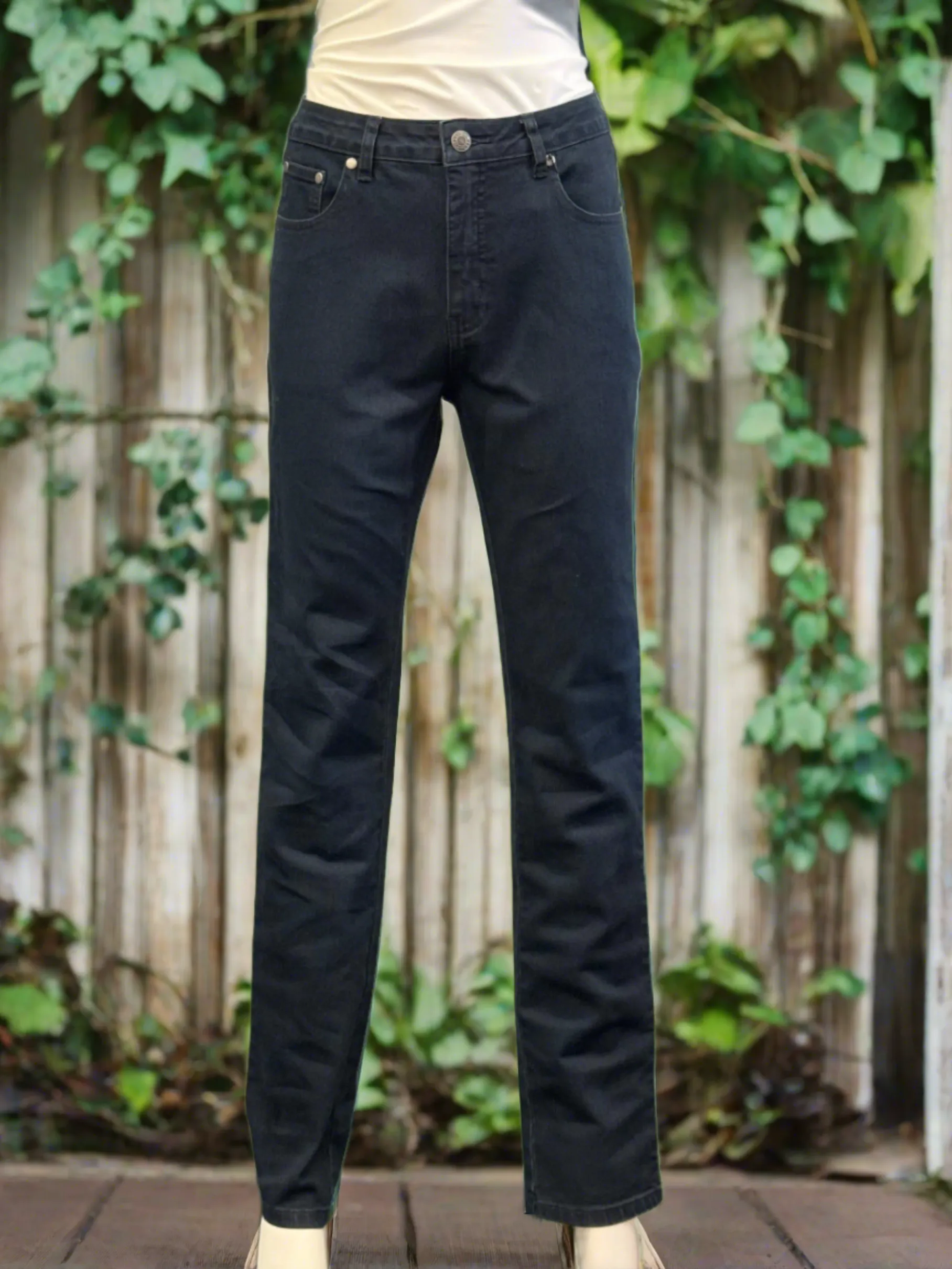 Stretch Cotton Denim 5 Pocket Jean - Indigo