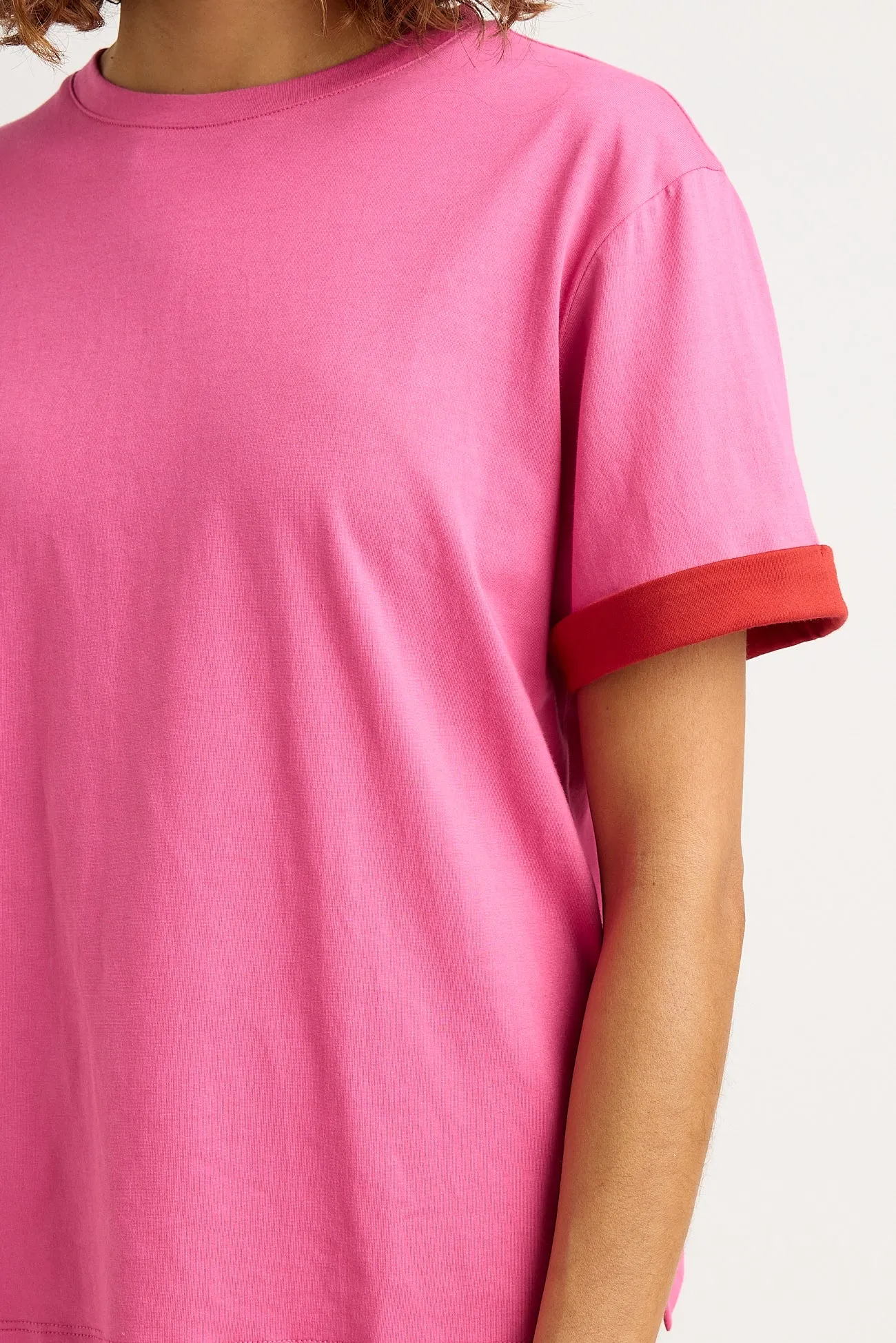 SUPIMA® CONTRAST SLEEVE TEE