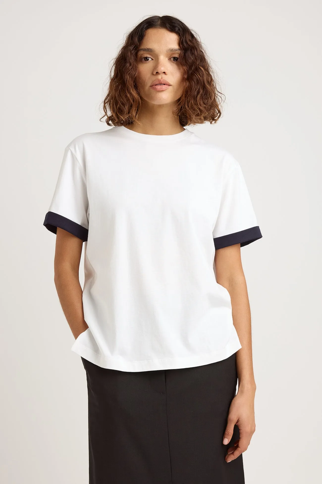 SUPIMA® CONTRAST SLEEVE TEE