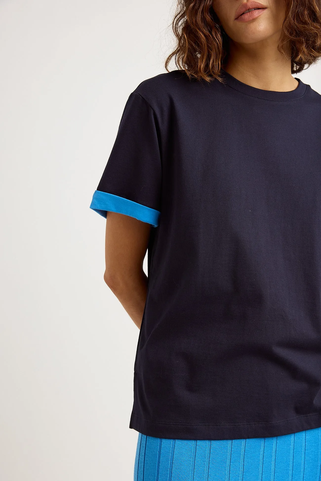 SUPIMA® CONTRAST SLEEVE TEE