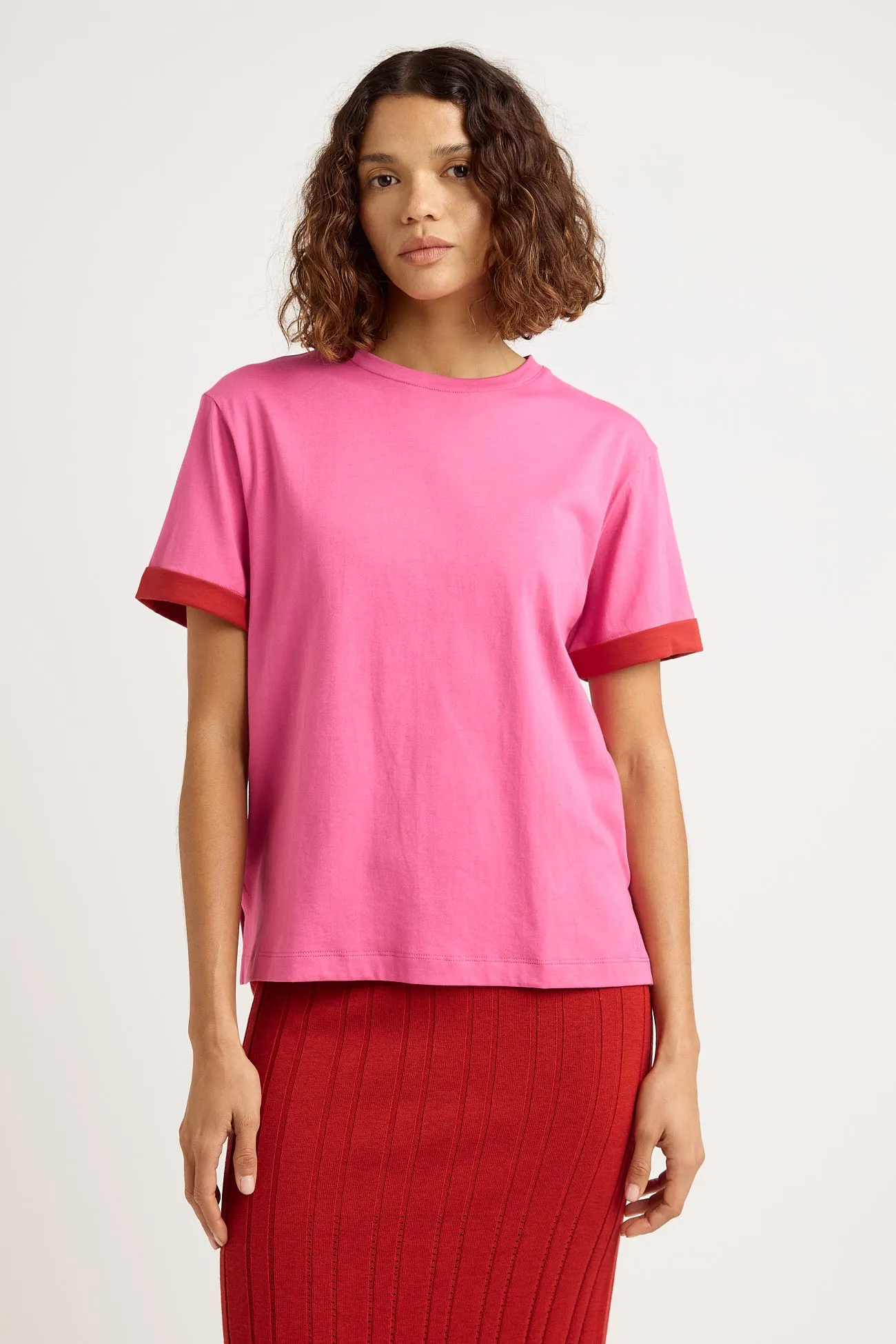 SUPIMA® CONTRAST SLEEVE TEE