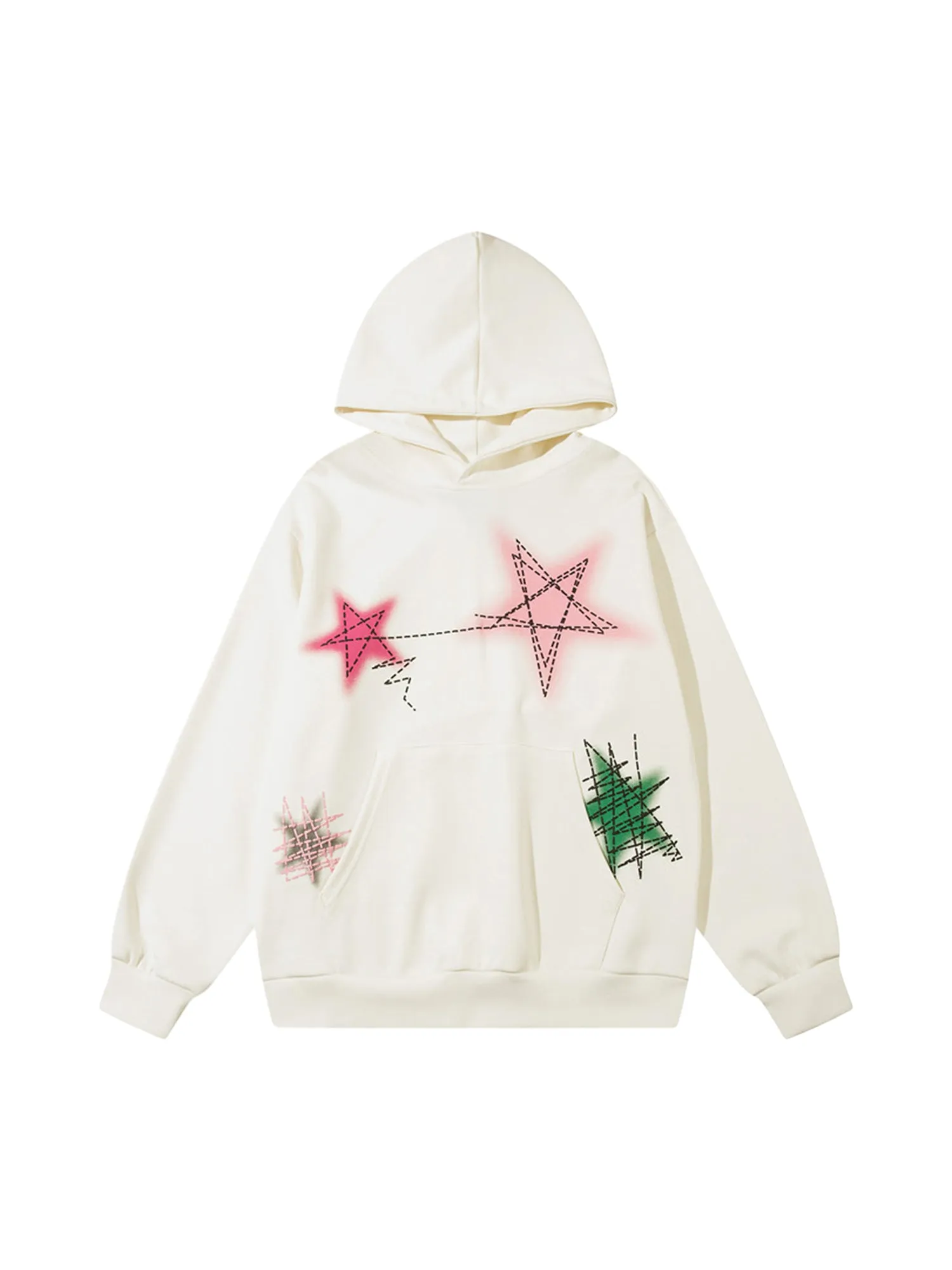 Thesupermade Graffiti Star Hoodie