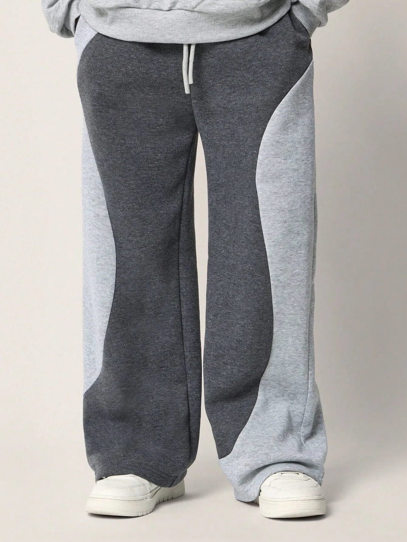 Tween Boys Straight Fit Curvy Colour Block Sweatpants