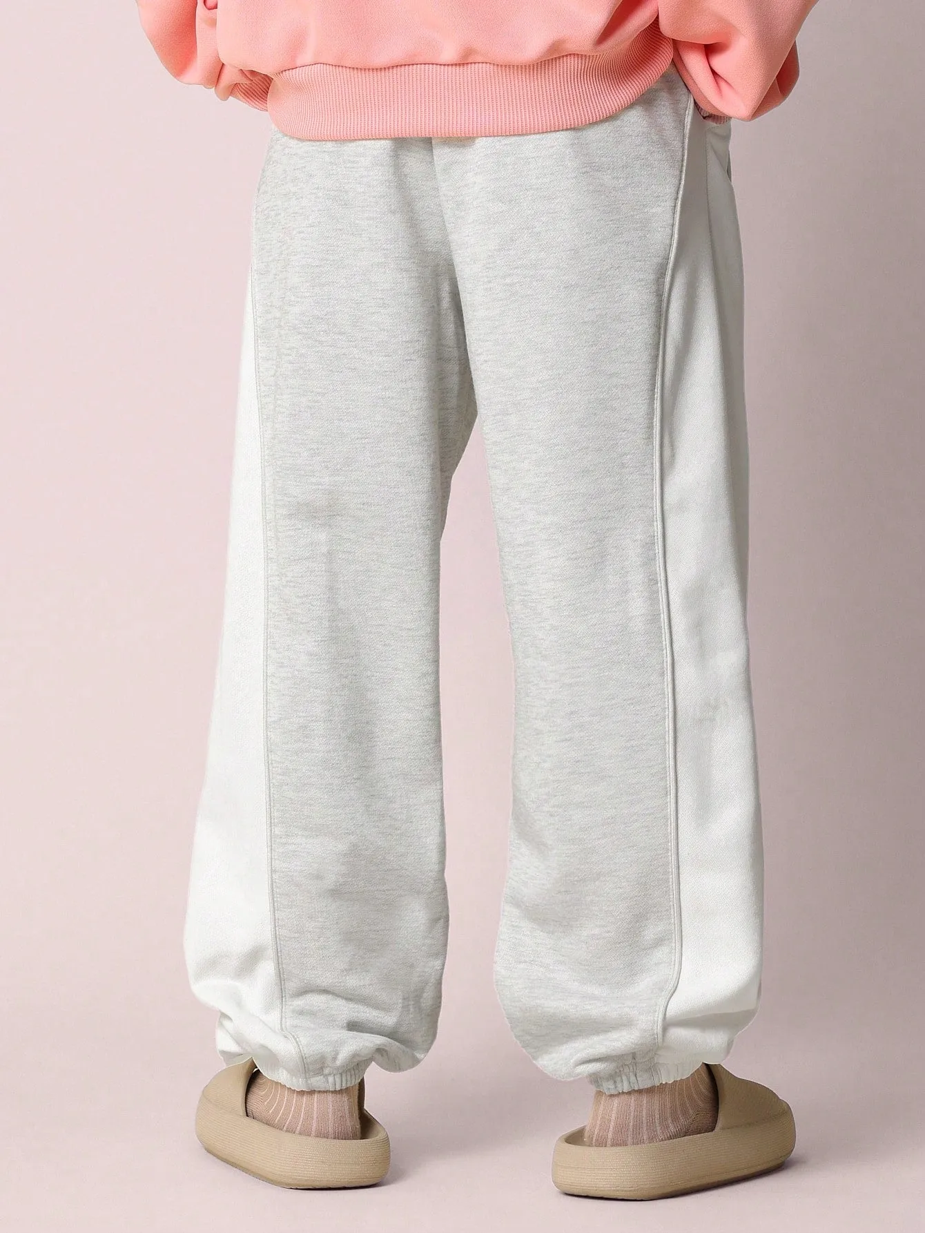 Tween Girls Comfy Straight Fit Colour Block Essential 90's Jogger