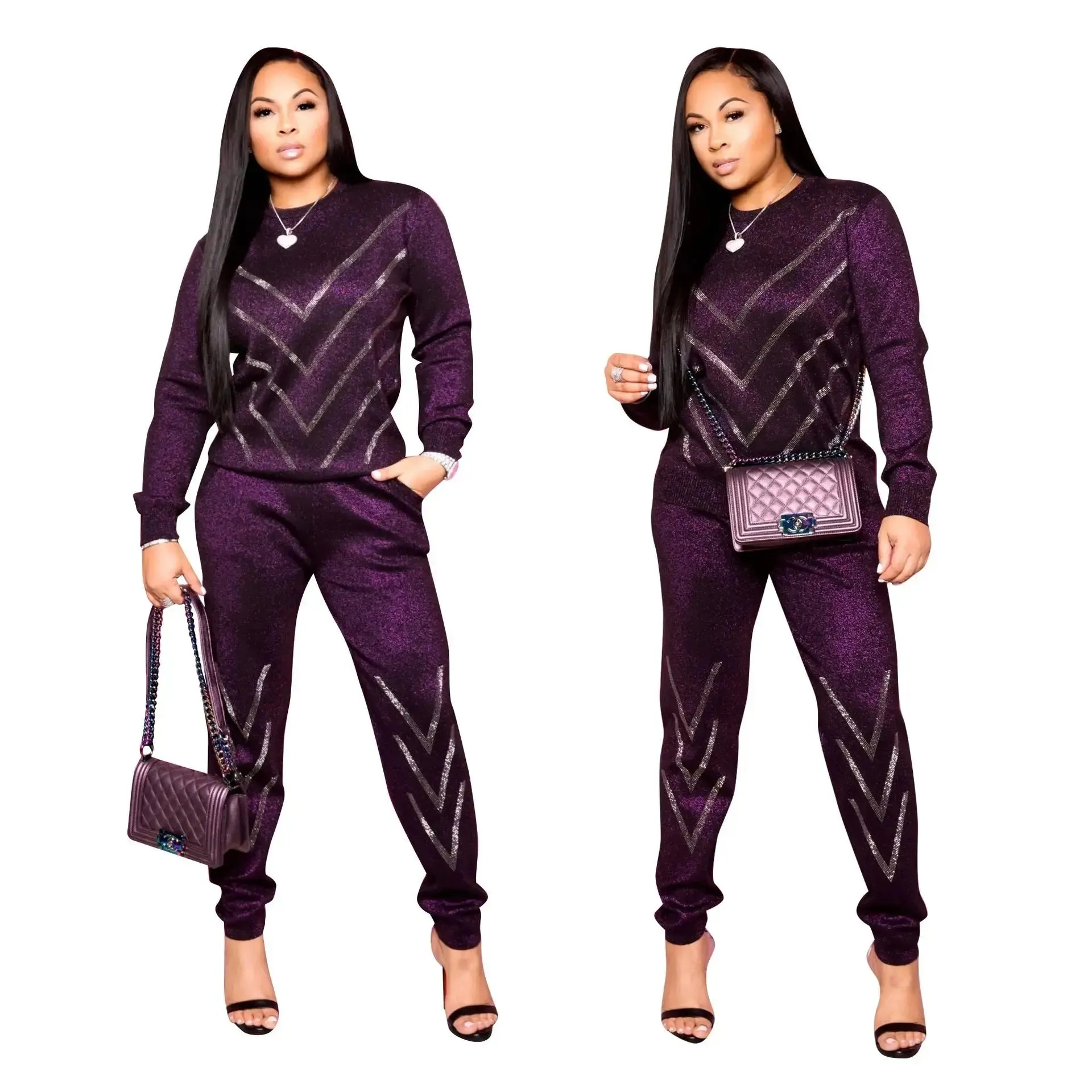 Women's 2 Piece Suit Trousers and Top